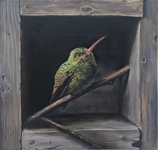 Exotic Green Songbird